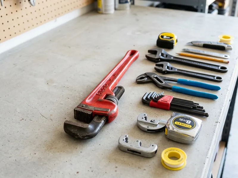 Professional plumbers in Rosewood, OH equipped with top-tier tools for residential and commercial plumbing services.
